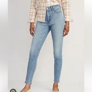 High waisted rockstar super skinny jeans